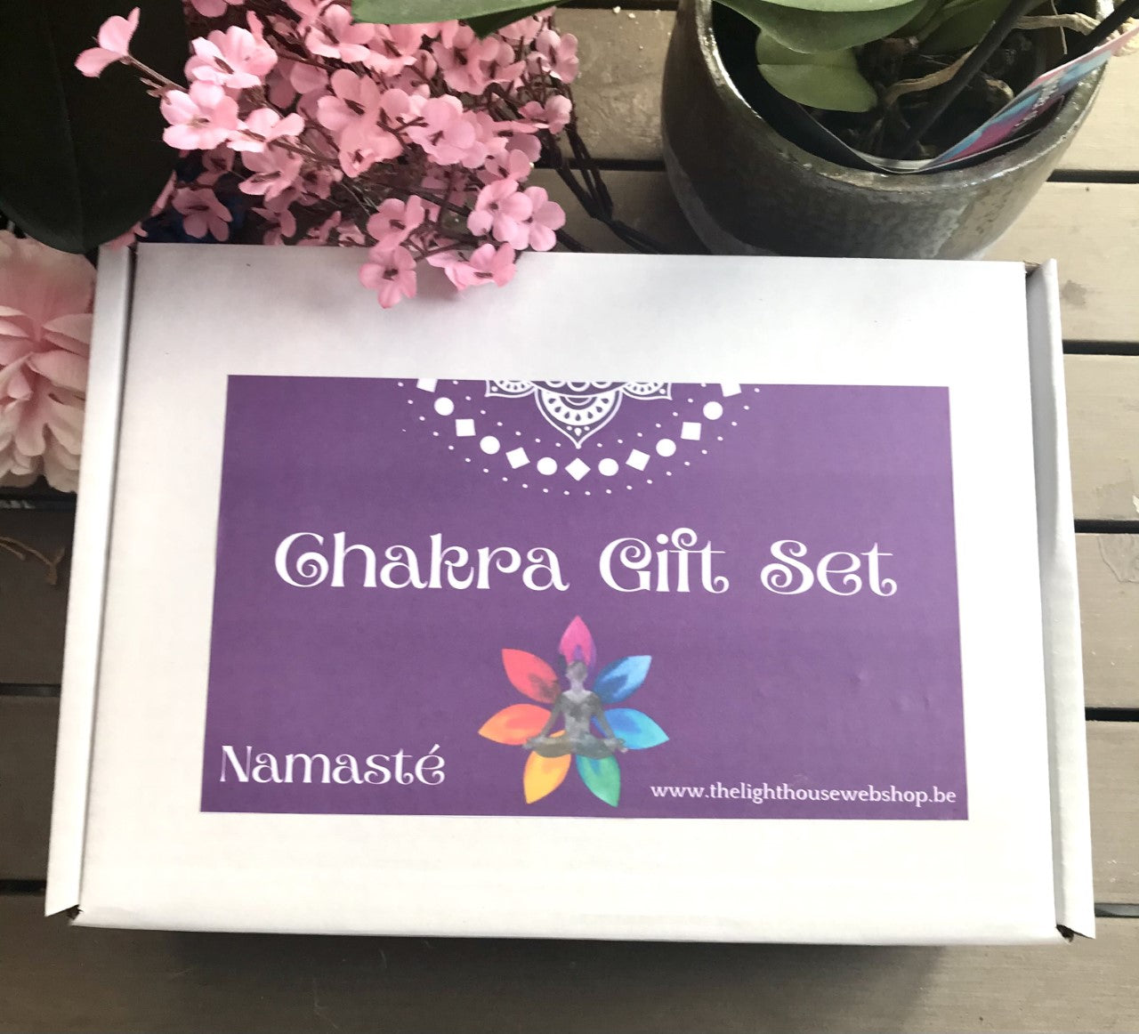 Chakra Kaars en Edelstenen Gift Set
