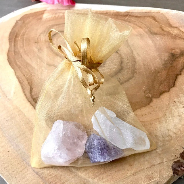 De Gouden Driehoek en zwarte Toermalijn + edelsteenkaartje